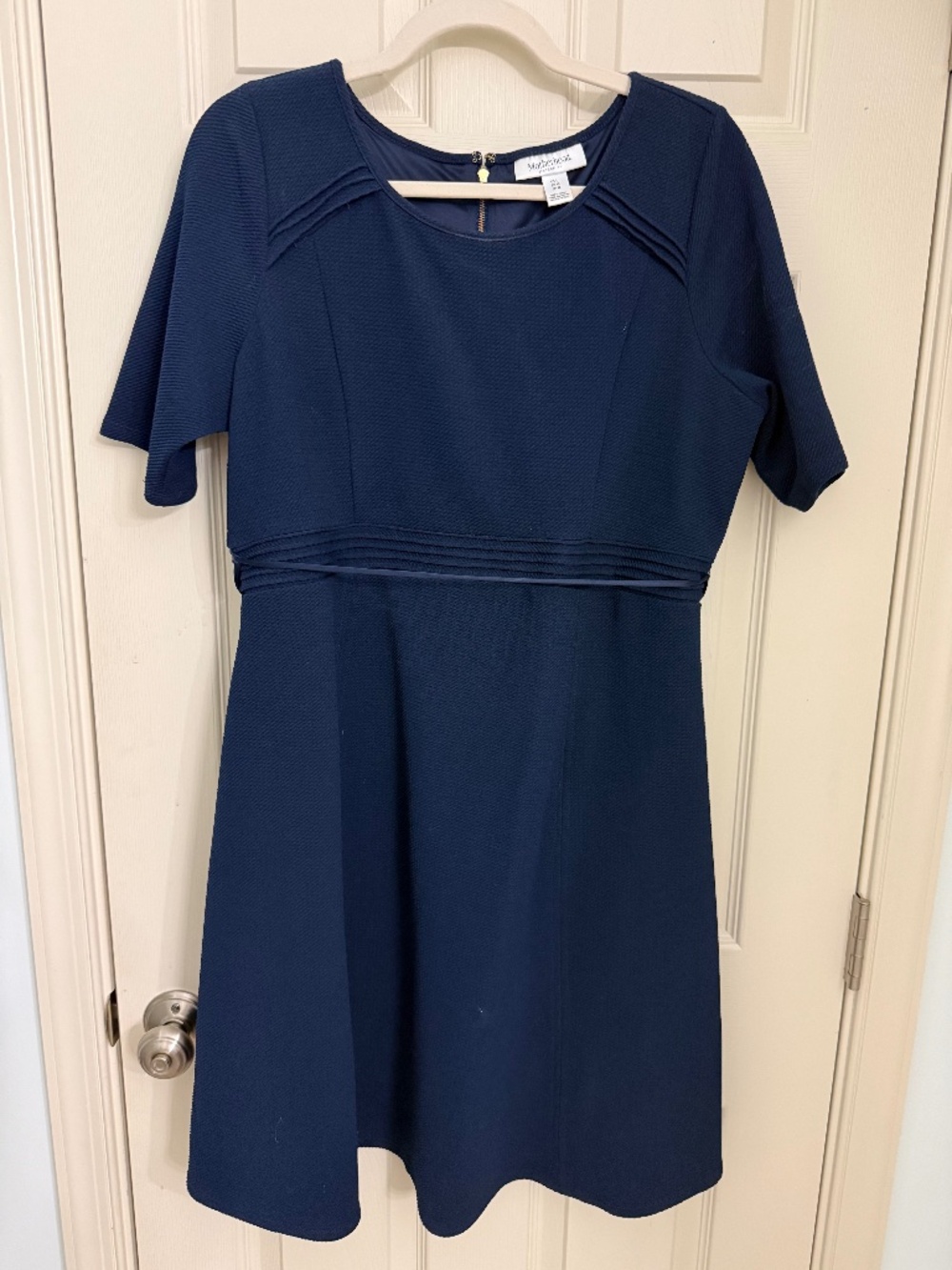 Navy Maternity Dress